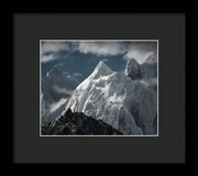 Snowy Mountain Framed Print