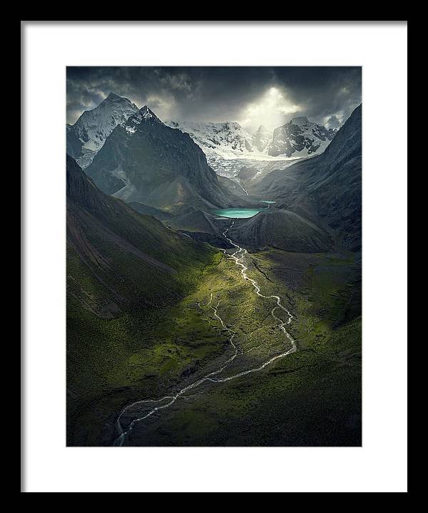 Peru Andes Aerial - Framed Print
