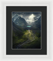 Peru Andes Aerial - Framed Print
