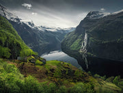 Geirangerfjord framed Print by max Rive full image preview