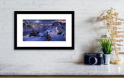 Goky Ri Framed Print Hanged on wall in small size