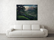 River Patagonia Landscape - Canvas Print