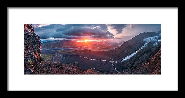 Good Morning Iceland - Framed Print