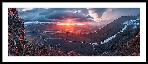 Good Morning Iceland - Framed Print