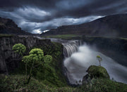 Jökulságljúfur Canyon - Framed Print