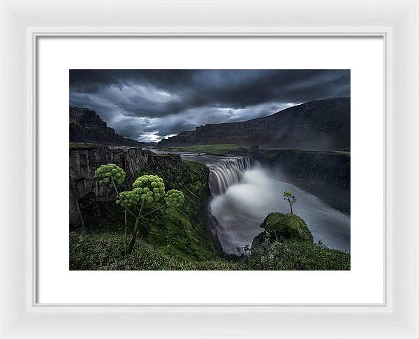 Jökulságljúfur Canyon - Framed Print