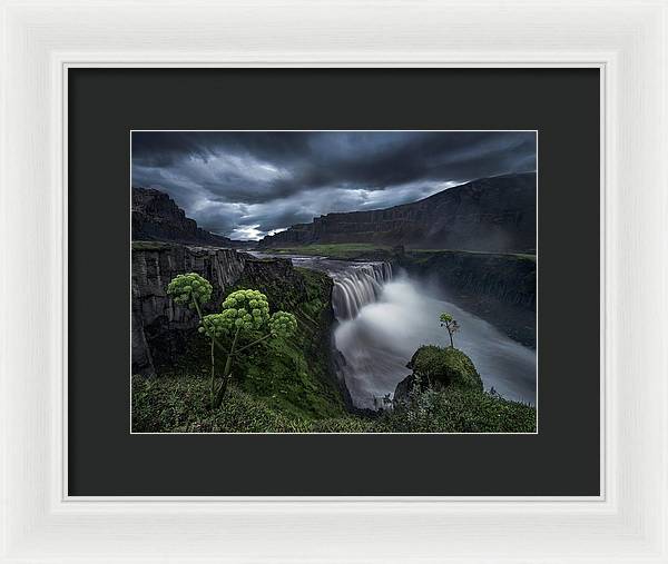 Jökulságljúfur Canyon - Framed Print