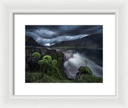 Jökulságljúfur Canyon - Framed Print