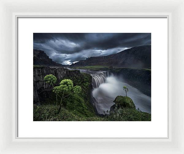 Jökulságljúfur Canyon - Framed Print