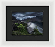 Jökulságljúfur Canyon - Framed Print