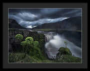 Jökulságljúfur Canyon - Framed Print