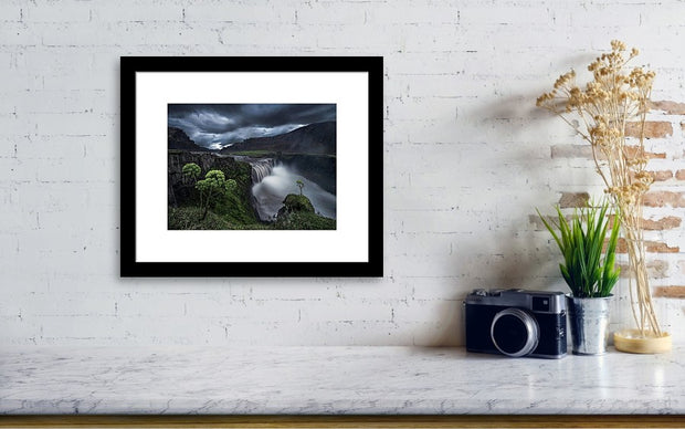 Jökulságljúfur Canyon - Framed Print