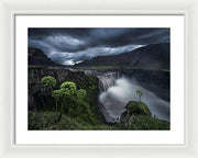 Jökulságljúfur Canyon - Framed Print