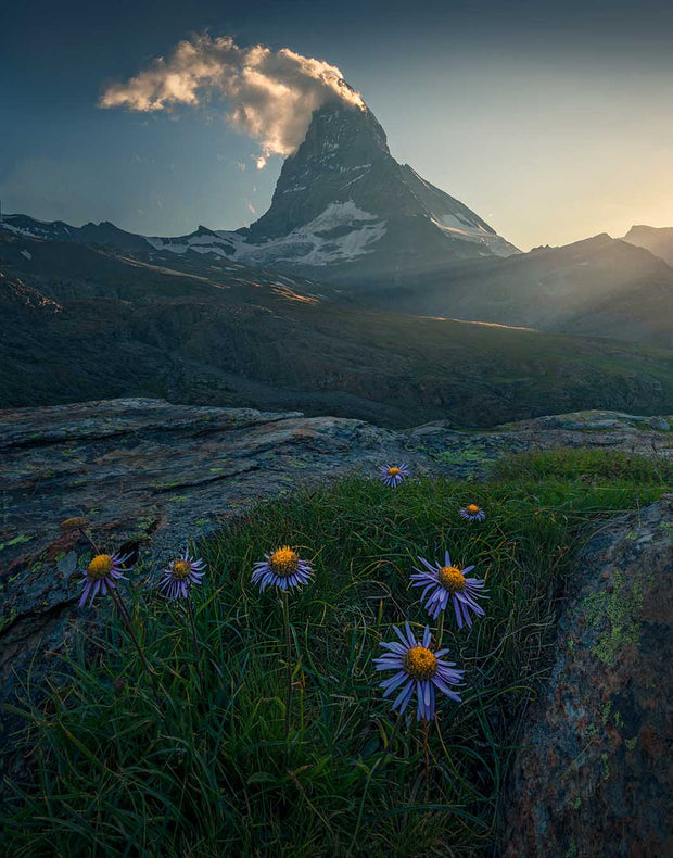 Matterhorn Cloud  - Metal Print