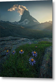 Matterhorn Cloud  - Metal Print