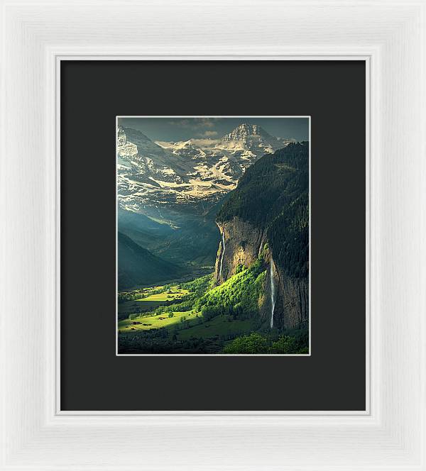 Eiger Monch Jungfrau - Framed Print