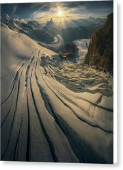 Schweizer Gletscher - Canvas Print