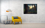 Masca Art Print of canary island in spain, hanged on wall in living room