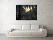 Masca Art Print of canary island in spain, hanged on wall in room