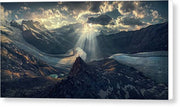 Zermatt Mountain Panorama - Canvas Print