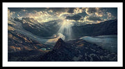 Gornergletscher Panorama - Framed Print