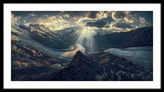 Gornergletscher Panorama - Framed Print