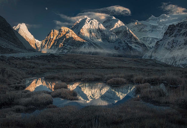 Nepal mountain landscape print