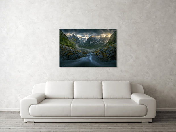 NZ Landscape Panorama - Metal Print