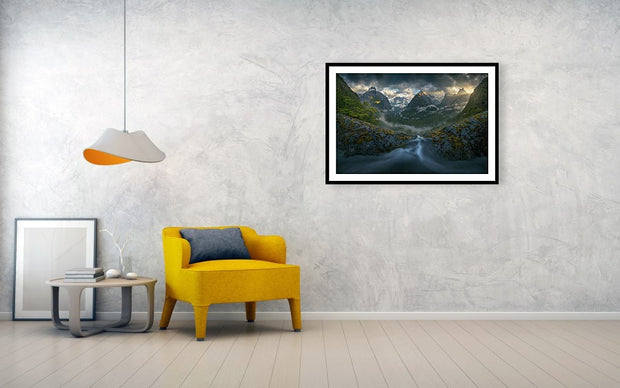 Milford Sound Wall Art - Framed Print