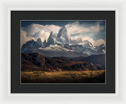 Fitz Roy Guanaco - Framed Print