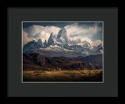 Fitz Roy Guanaco - Framed Print