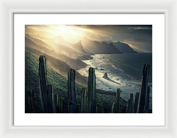 Sunset Benijo - Framed Print