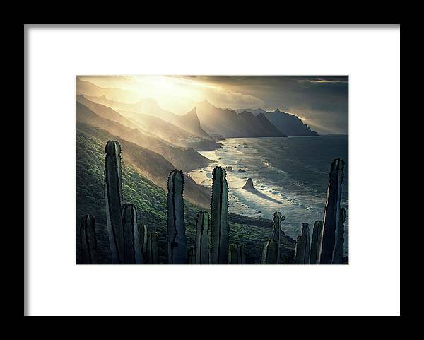 Sunset Benijo - Framed Print