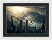 Sunset Benijo - Framed Print