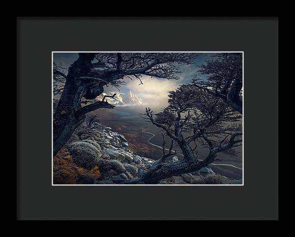 Winter Autumn Patagonia - Framed Print