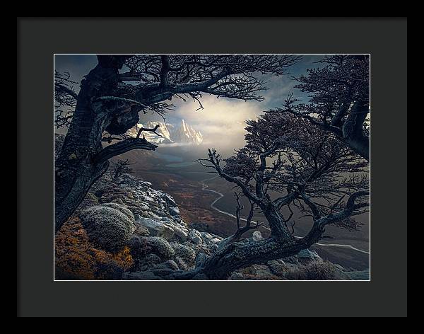 Winter Autumn Patagonia - Framed Print