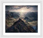 Norway Hiking - Framed Print