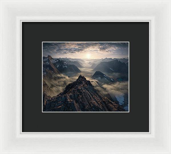 Norway Hiking - Framed Print