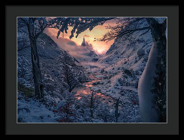 Sun in the Winter - Framed Print