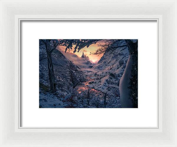 Sun in the Winter - Framed Print