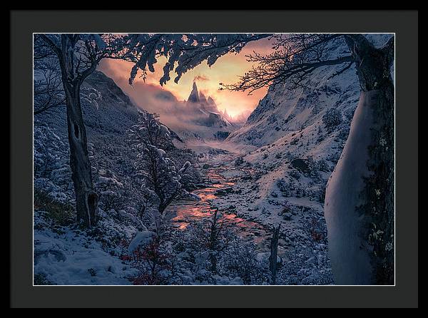 Sun in the Winter - Framed Print