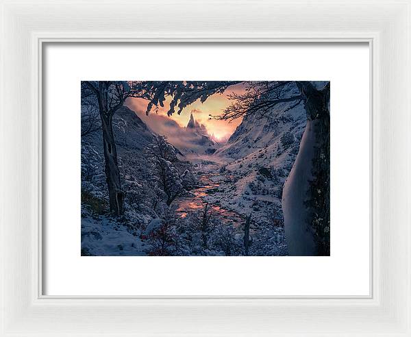 Sun in the Winter - Framed Print