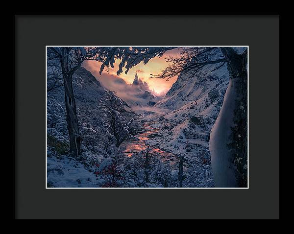 Sun in the Winter - Framed Print