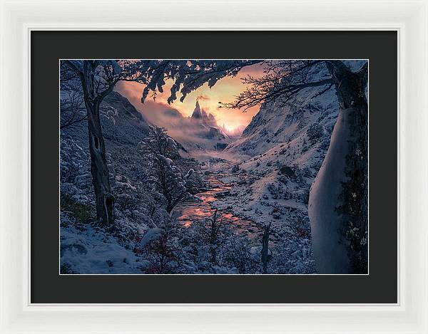 Sun in the Winter - Framed Print