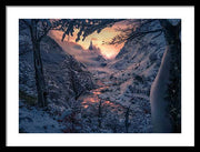 Sun in the Winter - Framed Print