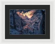 Sun in the Winter - Framed Print