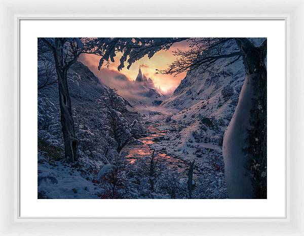 Sun in the Winter - Framed Print