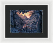 Sun in the Winter - Framed Print