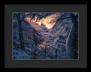 Sun in the Winter - Framed Print