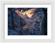 Sun in the Winter - Framed Print